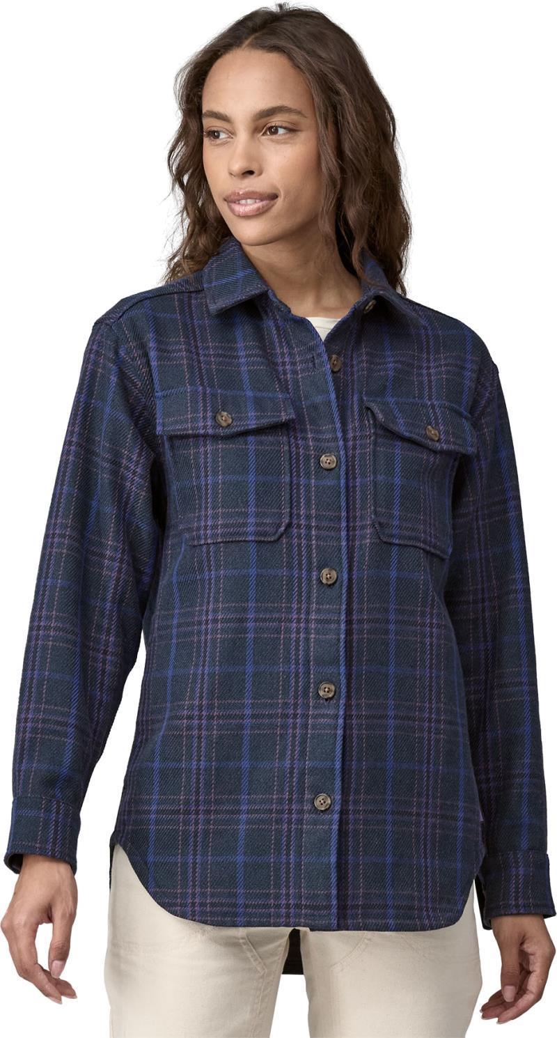 Fjord Loft Overshirt Jacket - Womens - Tree Top / Smolder Blue 2