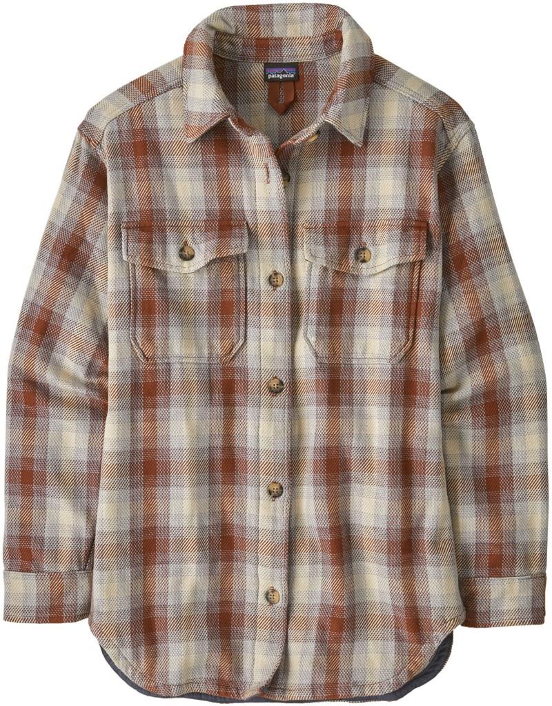 Fjord Loft Overshirt Jacket - Womens - alpenglow / oar tan 1