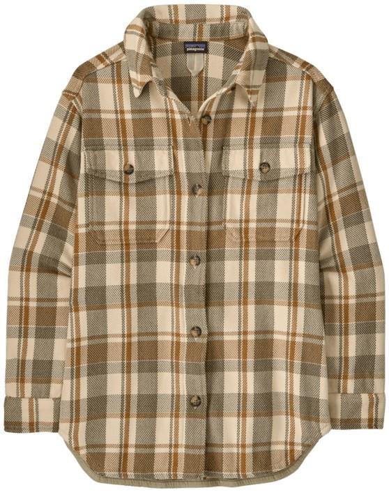 Fjord Loft Overshirt Jacket - Womens - mountain goat / rutabaga white 1
