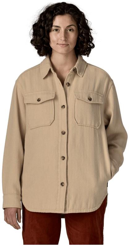 Fjord Loft Overshirt Jacket - Womens - tundra twill / oar tan 1