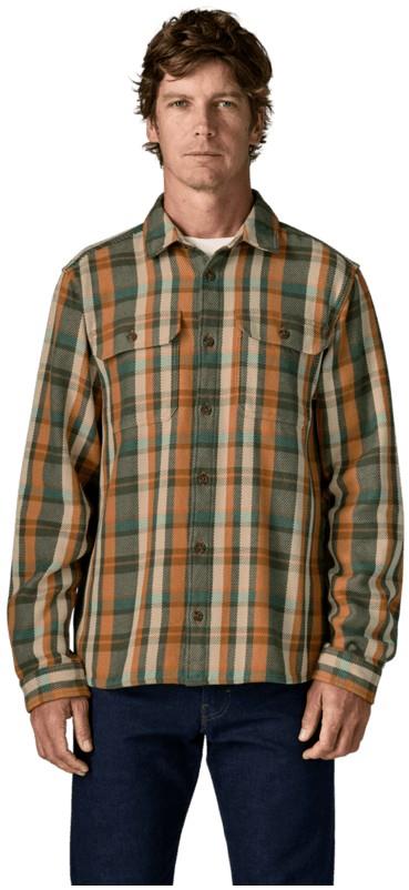 Fjord Loft Shirt - Mens - fall line / canopy green 1