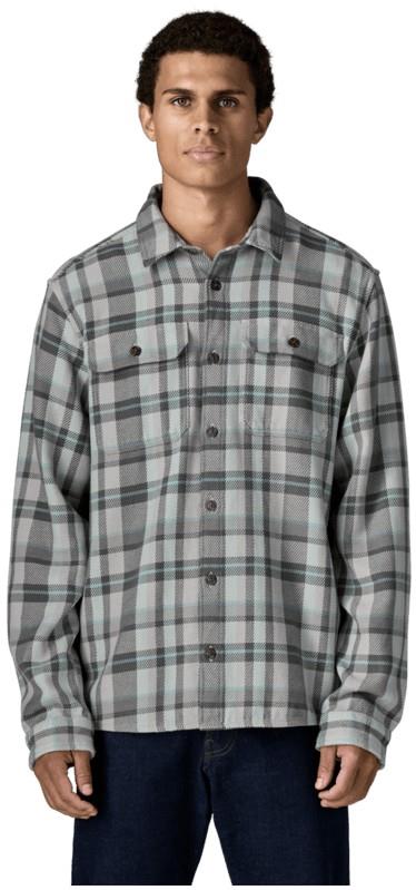 Fjord Loft Shirt - Mens - fall line / salt grey 1