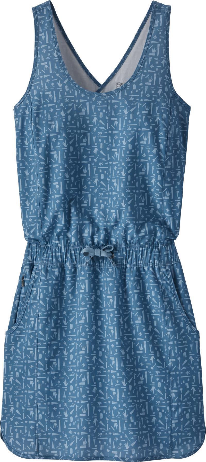 Fleetwith Dress - swamp stamp / pigeon blue 1