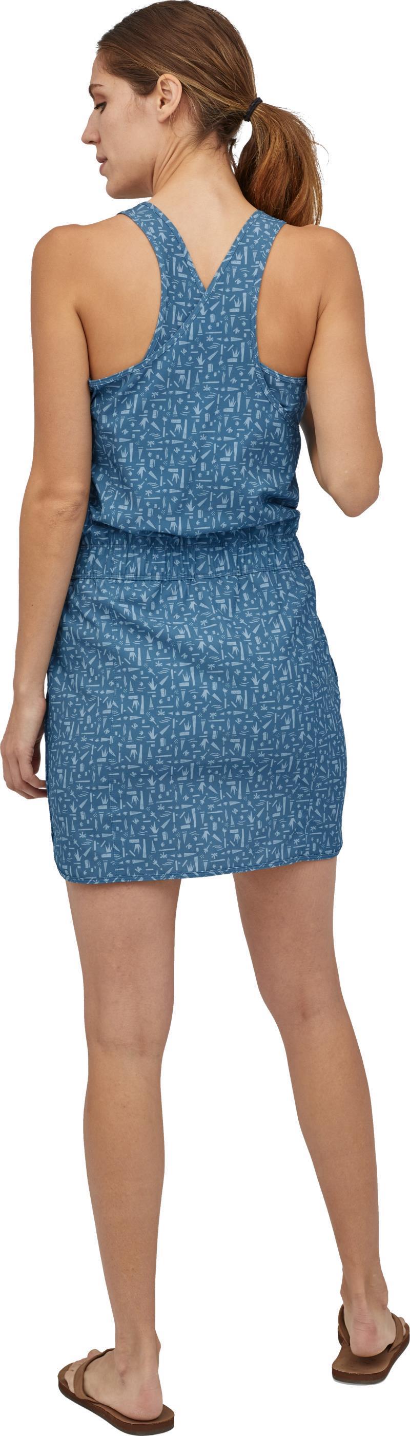 Fleetwith Dress - swamp stamp / pigeon blue 1