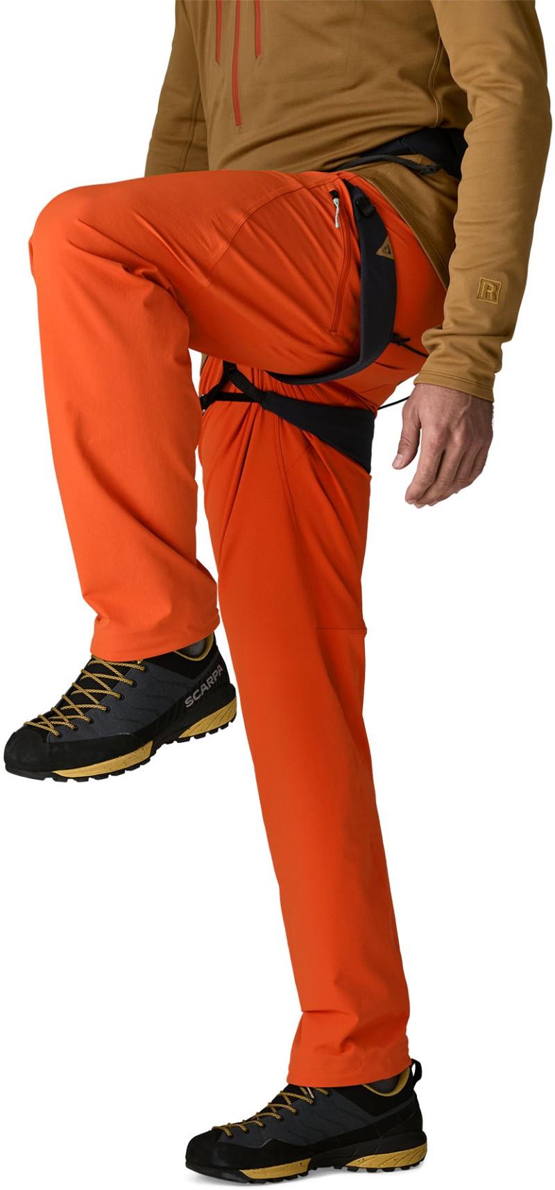 Free Wall Pants - Mens - coal orange 1