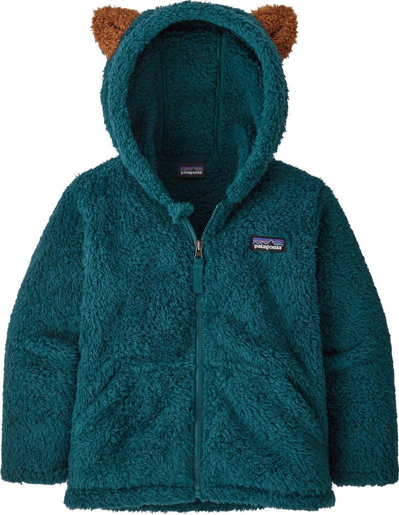 Furry Friends Hoody - Baby - dark borealis green 1