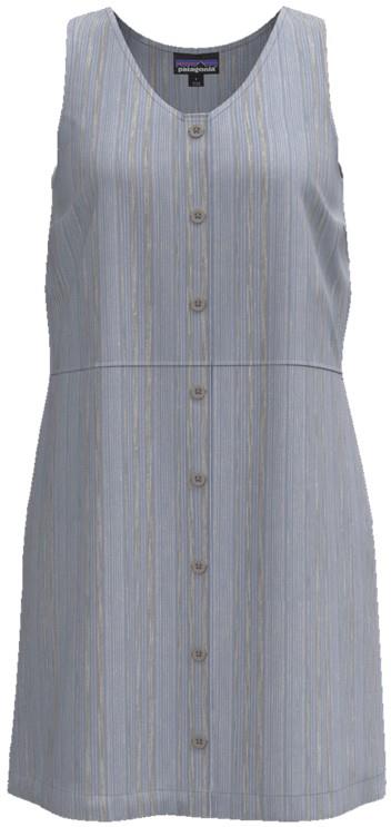Garden Island Dress - Womens - rapids / ghost blue 1