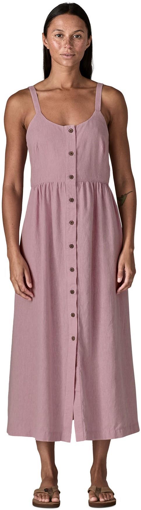 Garden Island Dress - whole weave / light violet 1