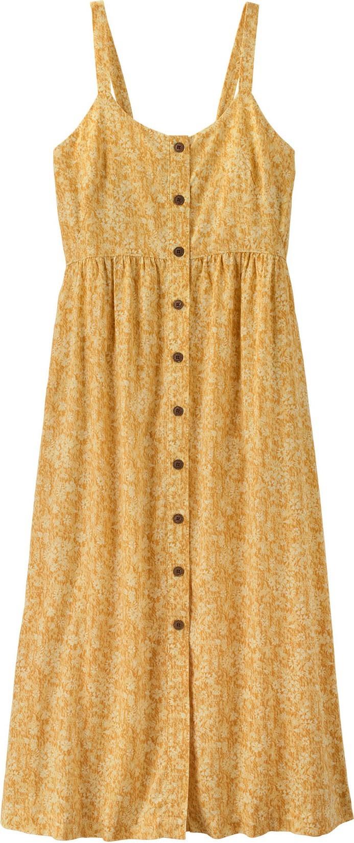 Garden Island Dress - wildflower pastel / beeswax tan 1