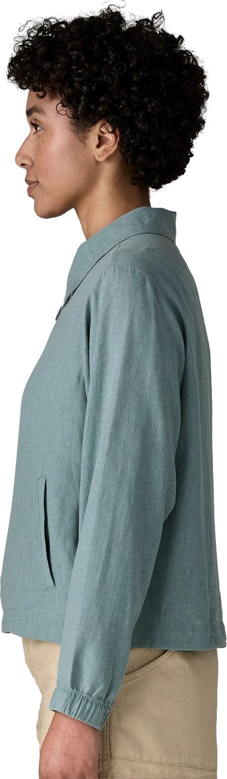 Garden Island Jacket - Womens - whole weave / blue sage 1