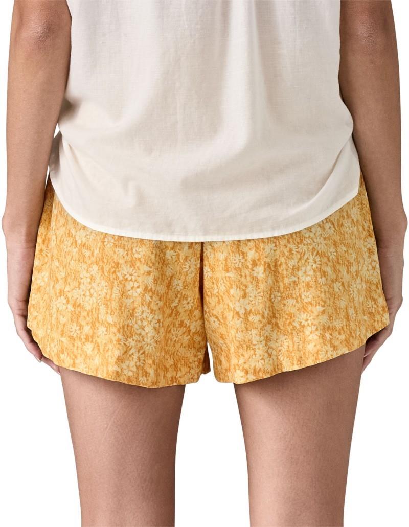 Garden Island Shorts, 3.5" Inseam - Womens - wildflower pastel / beeswax tan 1