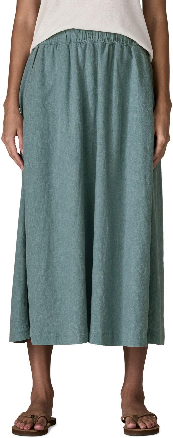 Garden Island Skirt - whole weave / blue sage 1