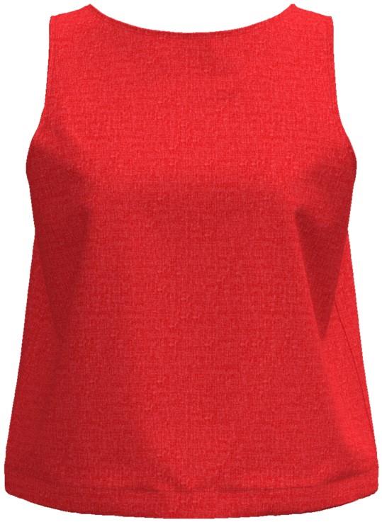 Garden Island Tank - Womens - whole weave / atlas red 1