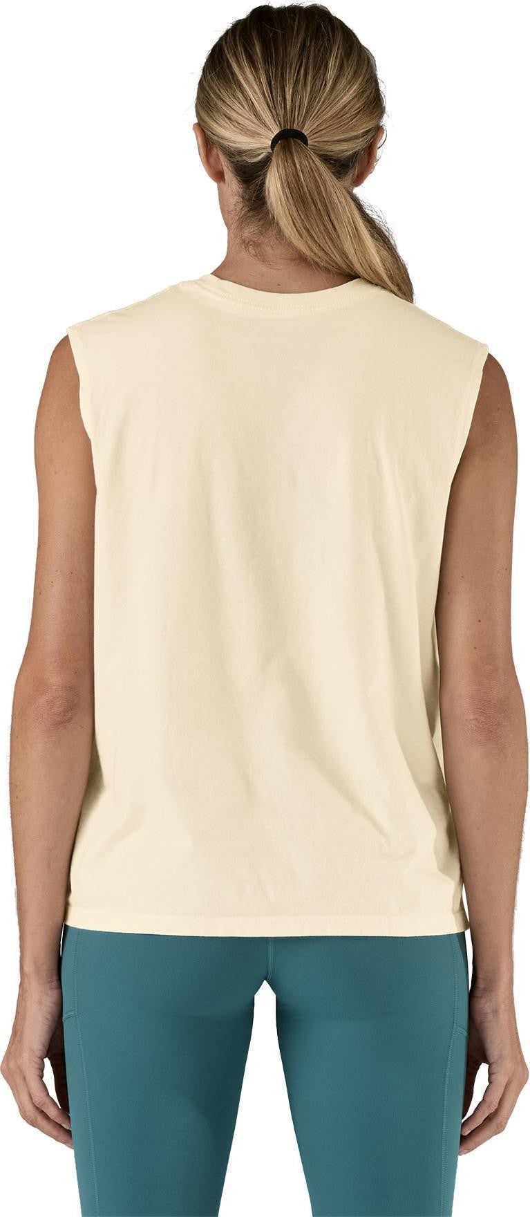 Glider Type Boxy Organic Tank - Womens - undyed natural 1