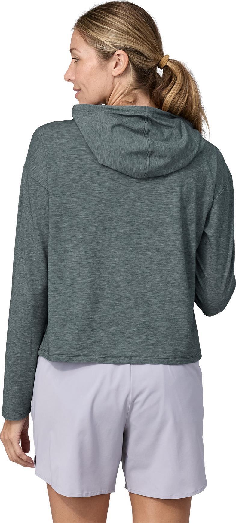 Glorya Hooded LS Top - Womens - Nouveau Green 3