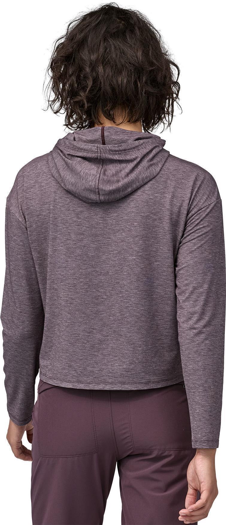 Glorya Hooded LS Top - Womens - Obsidian Plum 3