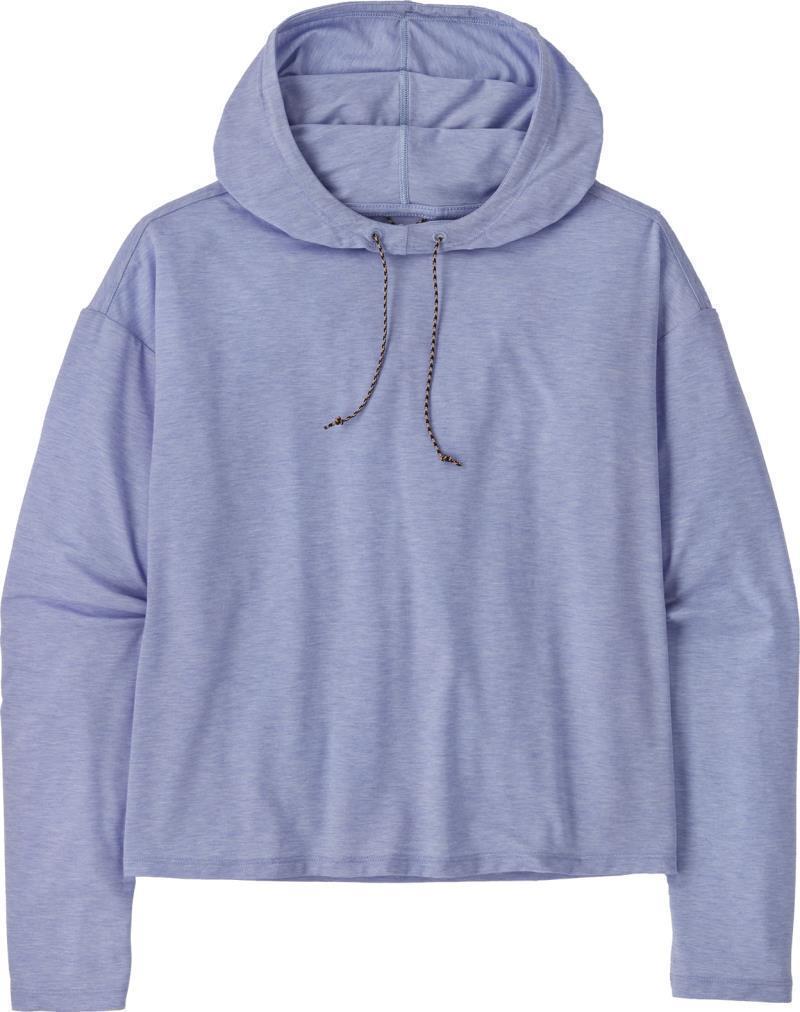 Glorya Hooded LS Top - Womens - Pale Periwinkle 1