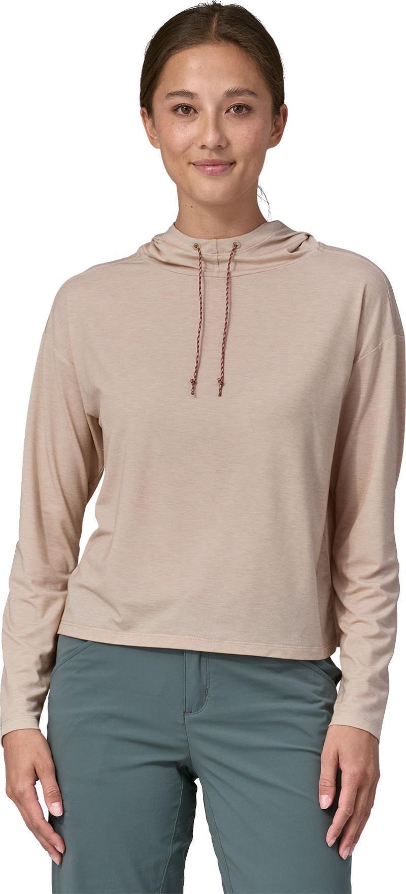 Glorya Hooded LS Top - Womens - Shroom Taupe 2
