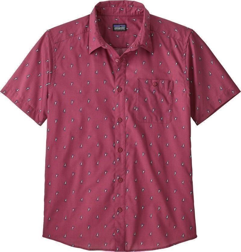 Go To SS Shirt - Mens - blue prints micro / star pink 1