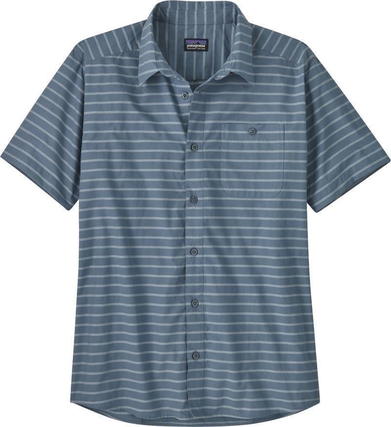 Go To SS Shirt - Mens - boardwalk stripe / utility blue 1
