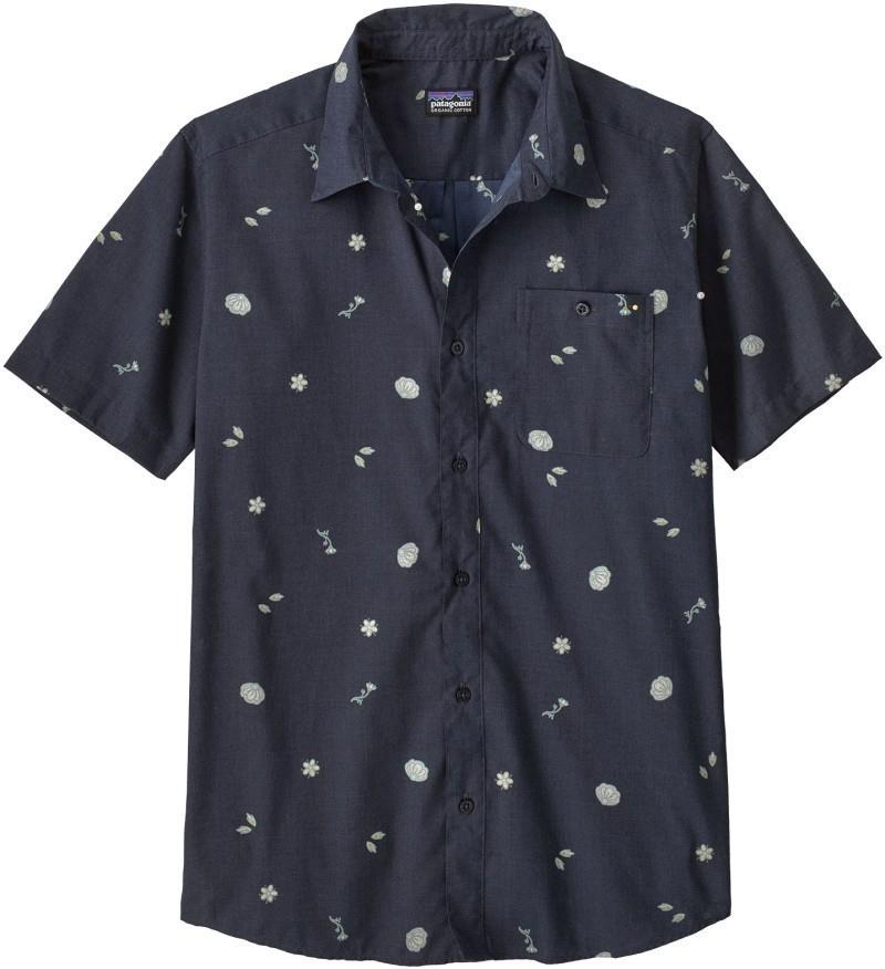 Go To SS Shirt - Mens - fall flurry / new navy 1