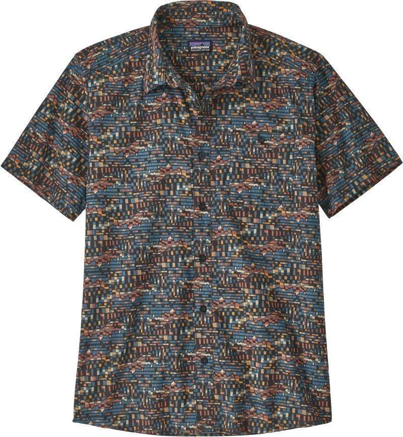Go To SS Shirt - Mens - fitz roy patchwork / ink black 1