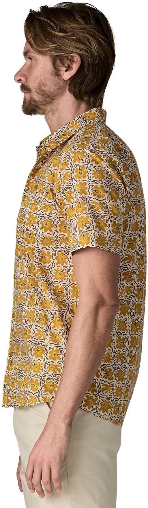 Go To SS Shirt - Mens - future flowers / natural 1