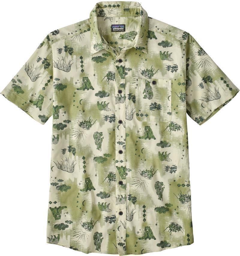 Go To SS Shirt - Mens - half dome bear / toasted white 1