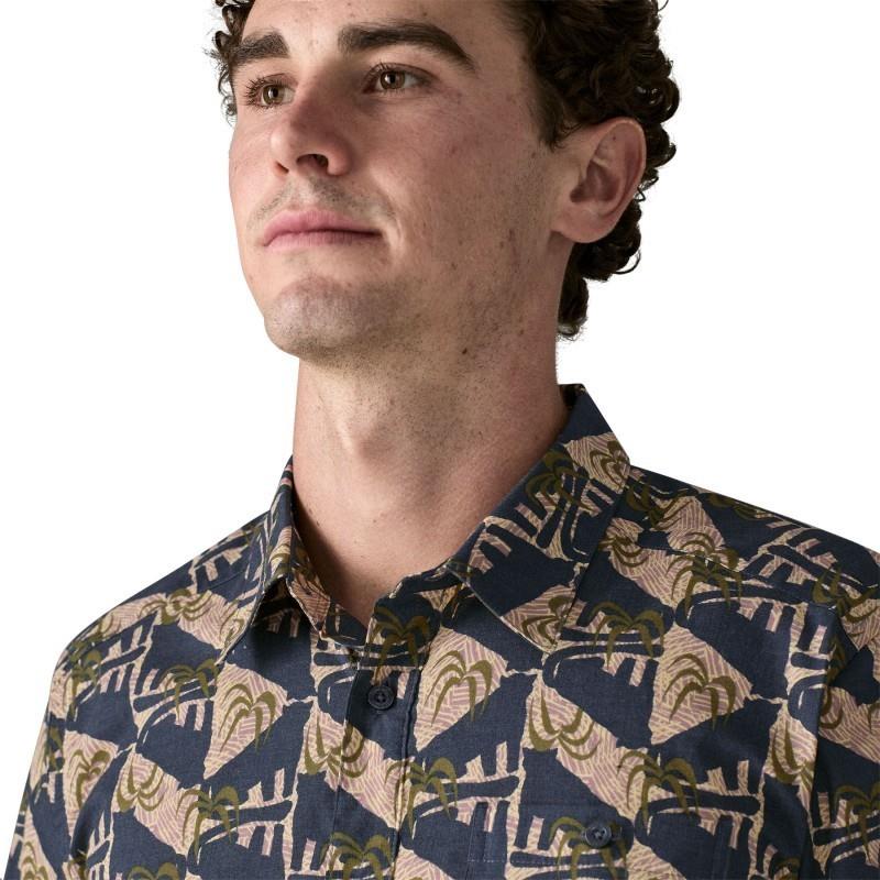 Go To SS Shirt - Mens - jaguar geo / dolomite blue 1