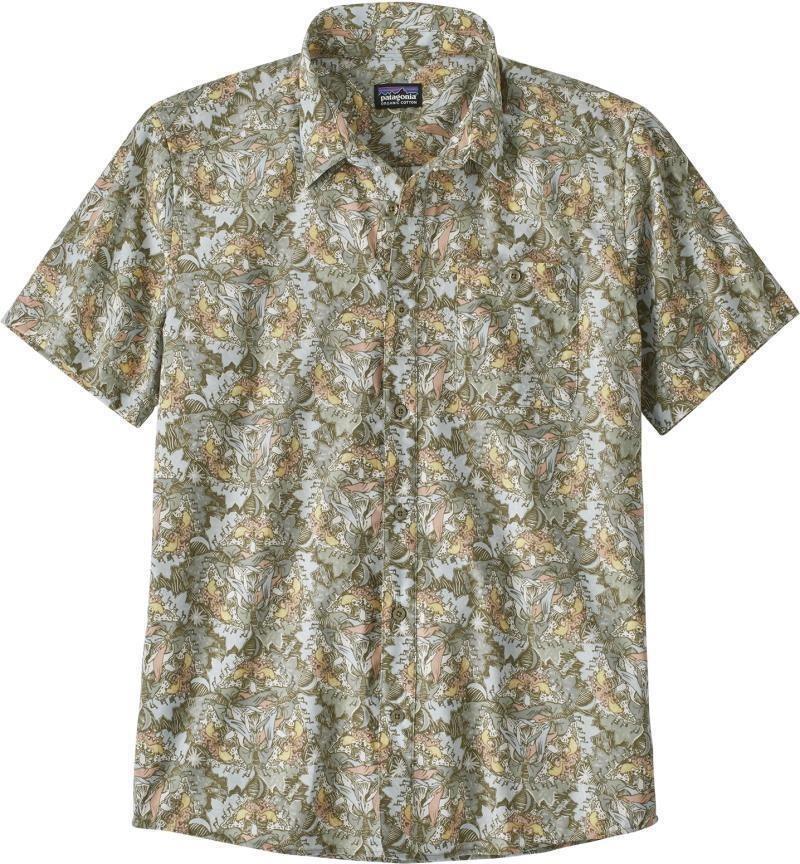 Go To SS Shirt - Mens - patagonia the place / garden green 1