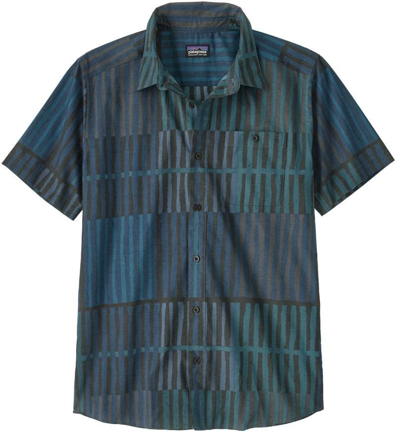 Go To SS Shirt - Mens - rainfall quilt / ink black 1