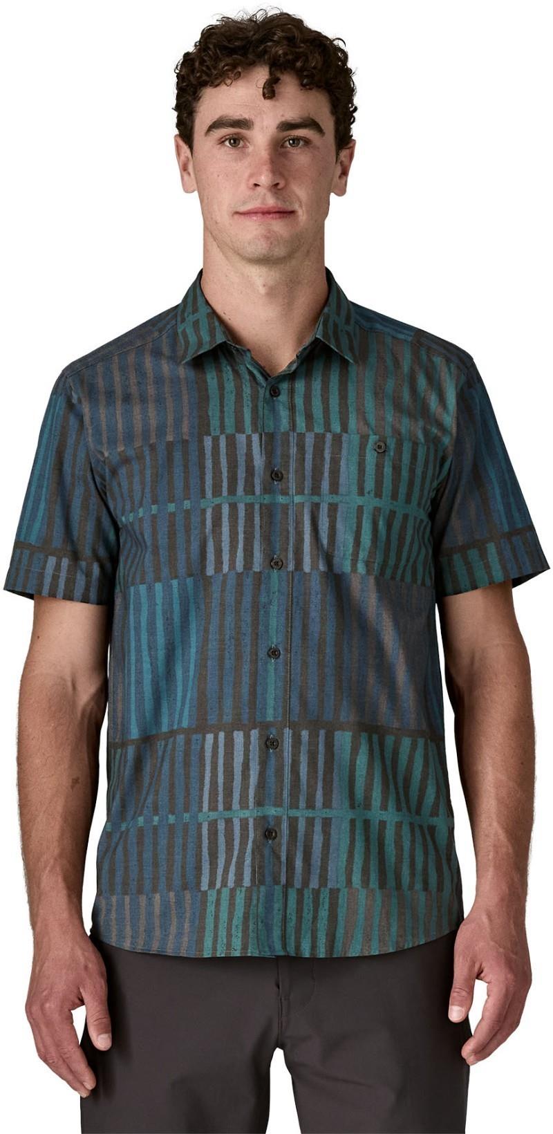 Go To SS Shirt - Mens - rainfall quilt / ink black 1