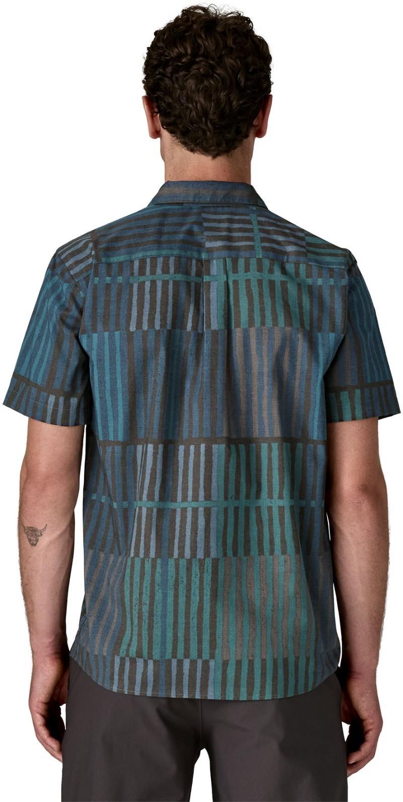 Go To SS Shirt - Mens - rainfall quilt / ink black 1