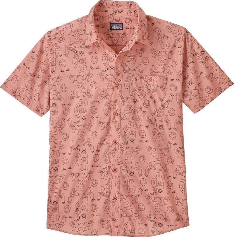 Go To SS Shirt - Mens - real locals / sunfade pink 1