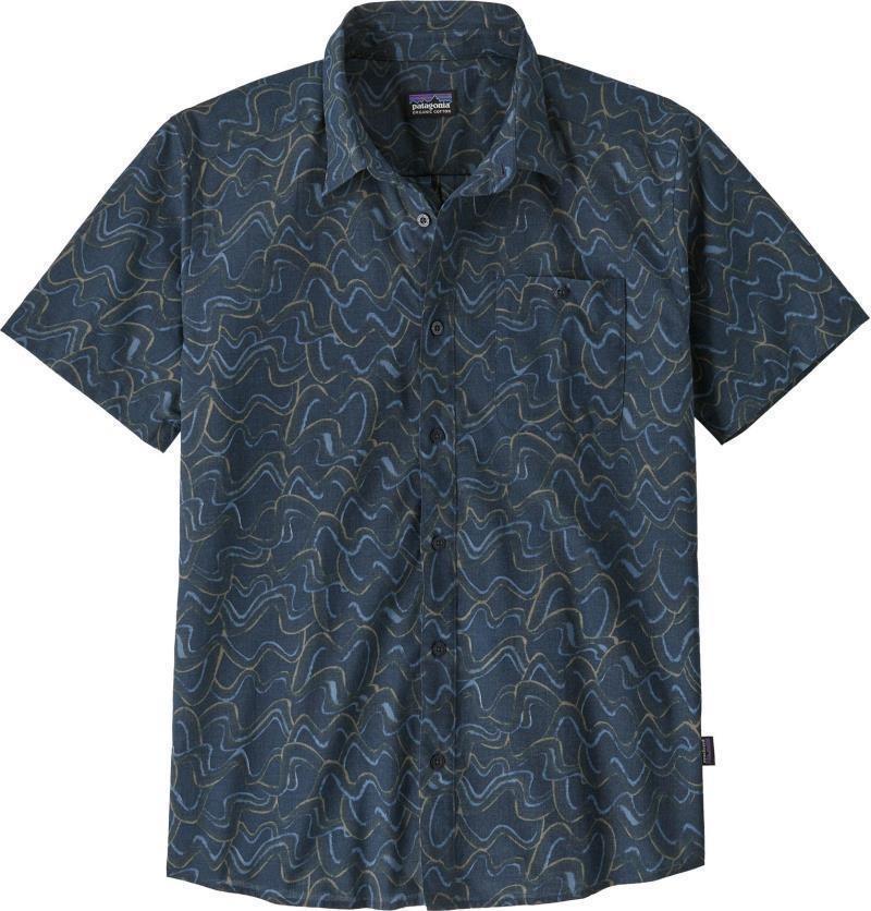 Go To SS Shirt - Mens - salmon energy / old growth green 1