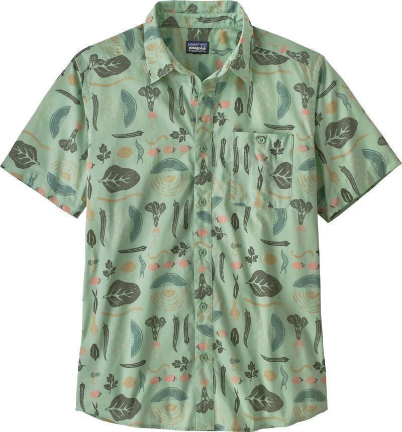 Go To SS Shirt - Mens - southern farm basket / gypsum green 1