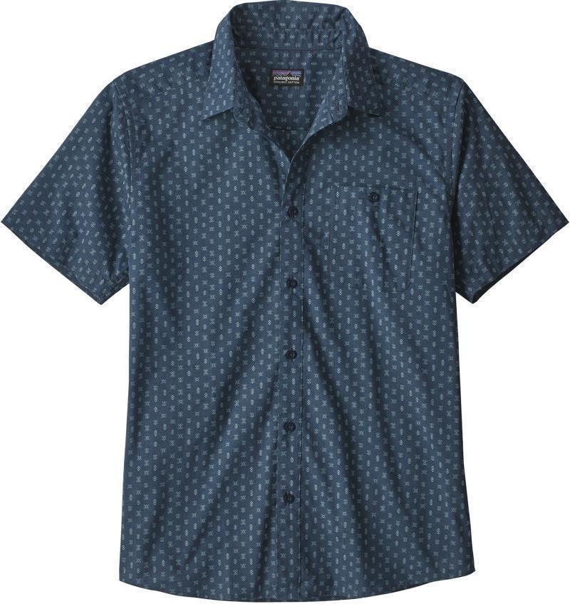 Go To SS Shirt - Mens - space micro / stone blue 1
