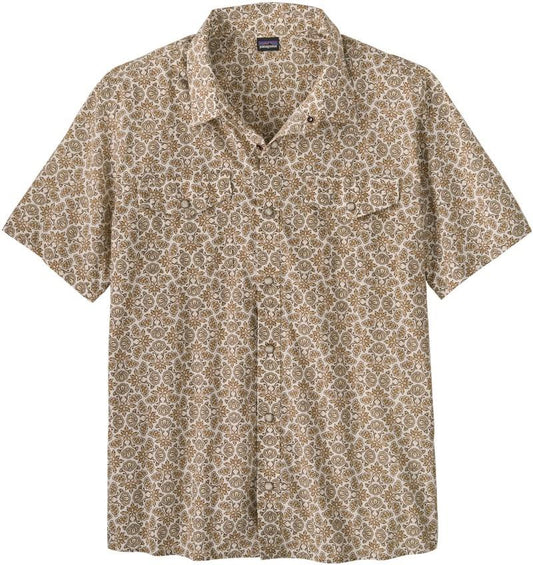 Go To Western Shirt - Mens - blizzard bloom / natural 1