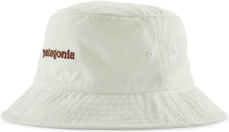 Graphic Bucket Hat - text logo / birch white 1