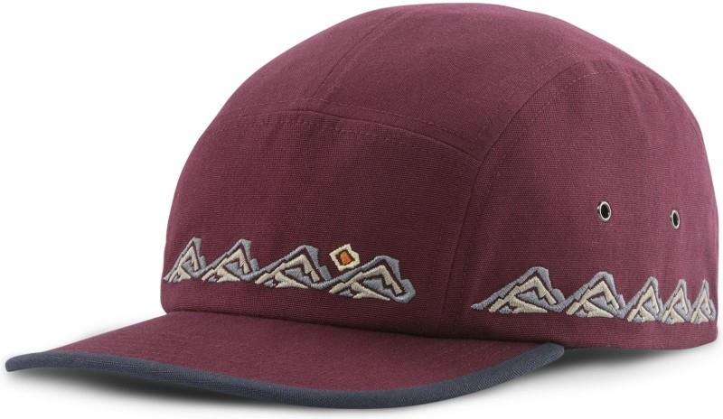Graphic Maclure Hat - trailcheck / berry fig 1