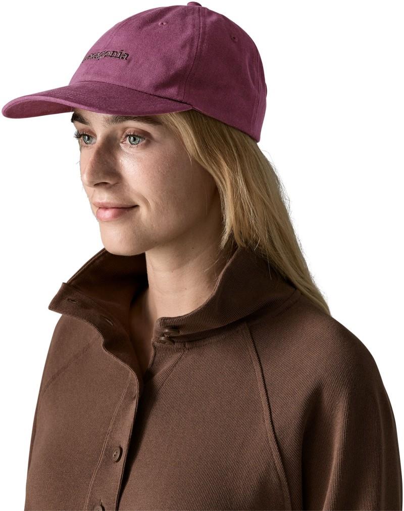 Graphic Trad Cap - text logo / berry fig 1