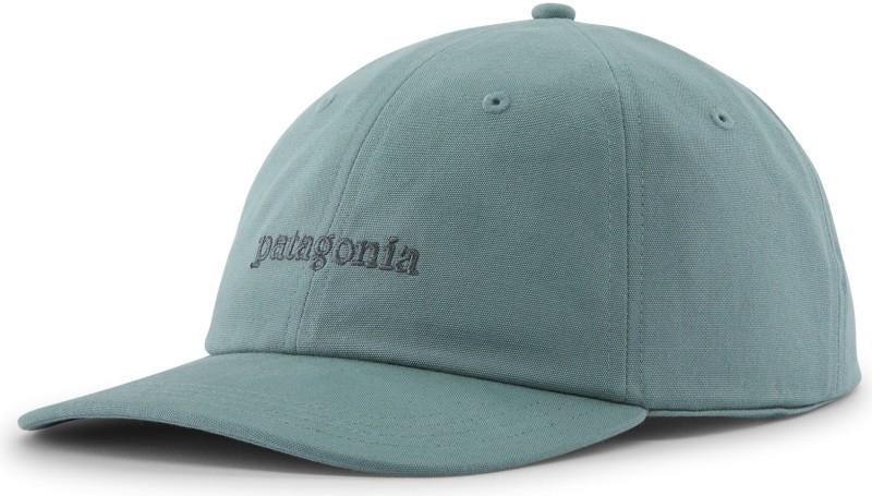 Graphic Trad Cap - text logo / blue sage 1