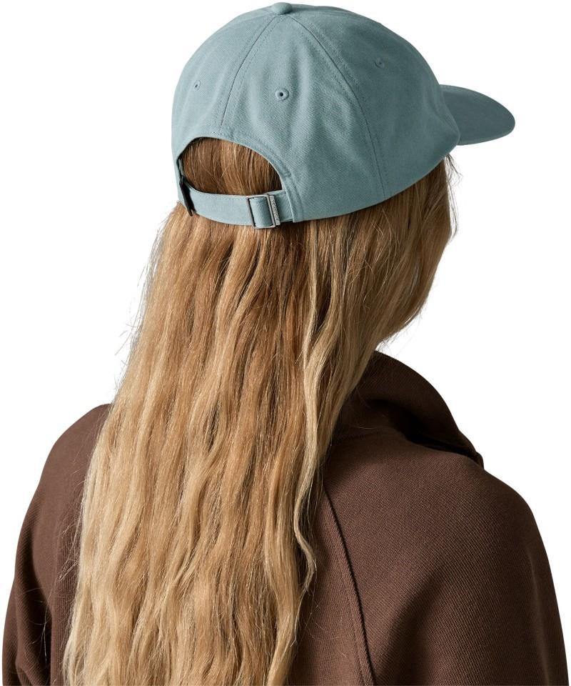 Graphic Trad Cap - text logo / blue sage 1