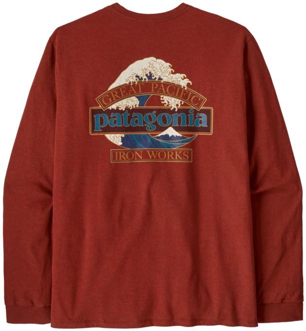 Great Waves Responsibili-Tee LS - Mens - rusty red 1