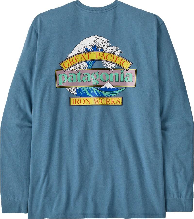 Great Waves Responsibili-Tee LS - Mens - shore blue 1