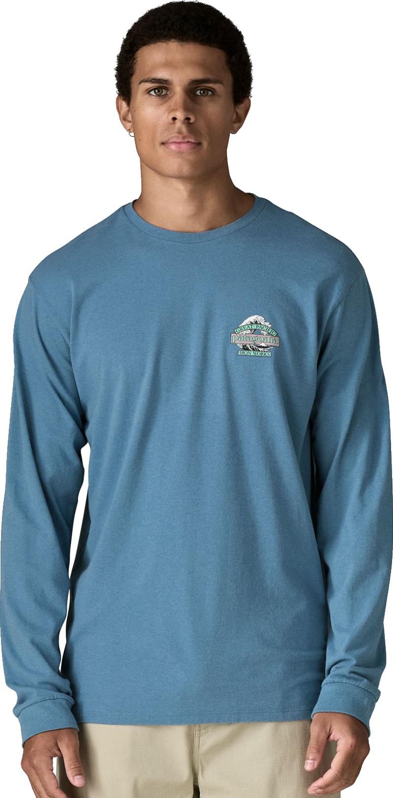 Great Waves Responsibili-Tee LS - Mens - shore blue 1