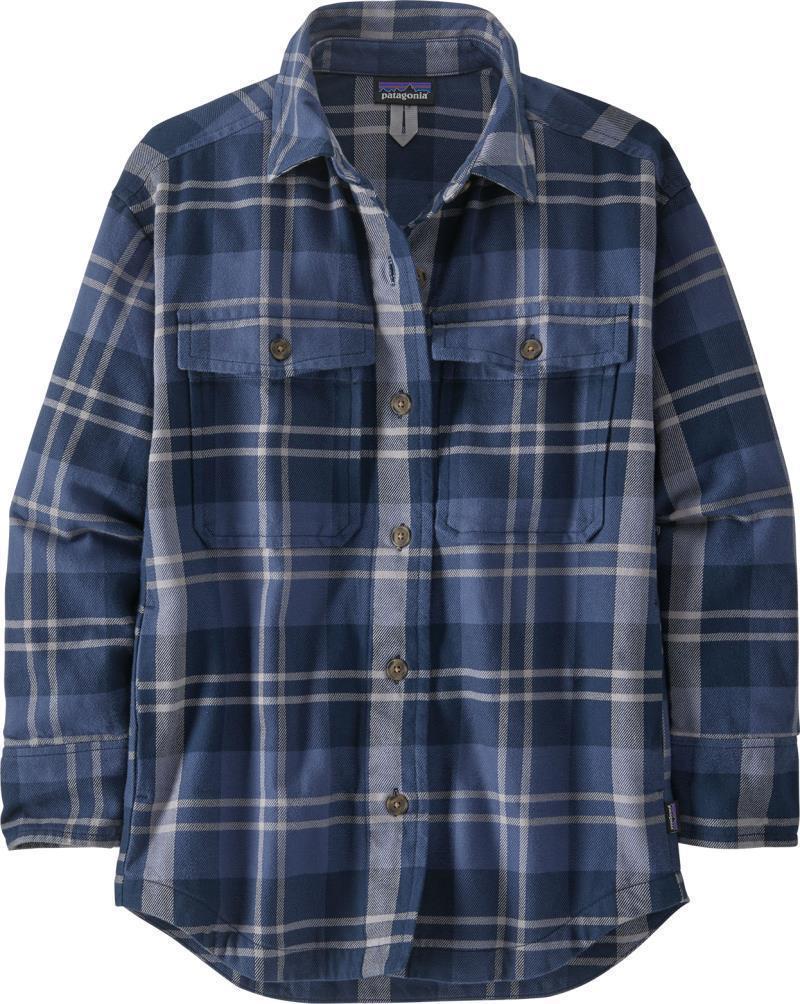 Heavyweight Fjord Flannel Overshirt - Womens - Bristlecone / New Navy 1