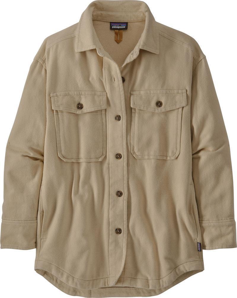 Heavyweight Fjord Flannel Overshirt - Womens - Natural 1