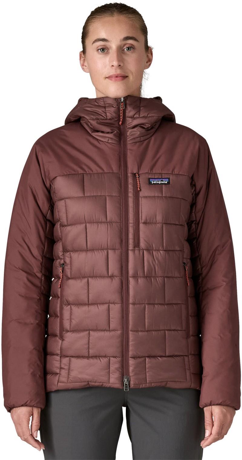 Hi-Loft Nano Puff Hoody - Womens - dark ruby 1