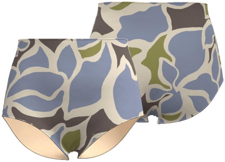 High Waist Boy Shorts - Womens - intertidal small / ghost blue 1